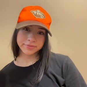 Minnesota wild orange baseball cap